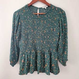 Jodifl Floral Smocked Top- Medium